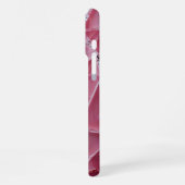 Coque iPhone 16 Pro Max Crack'd (rose) (Côté gauche)