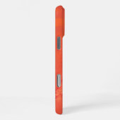 Coque iPhone 16 Pro Max Crâne orange (Côté droit)
