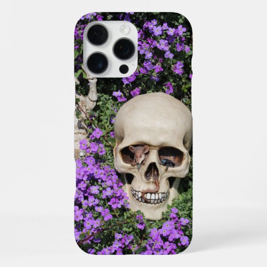 Coque iPhone 16 Pro Max Crâne Tête de mort - Coques Gothic / iPhone (Verso)