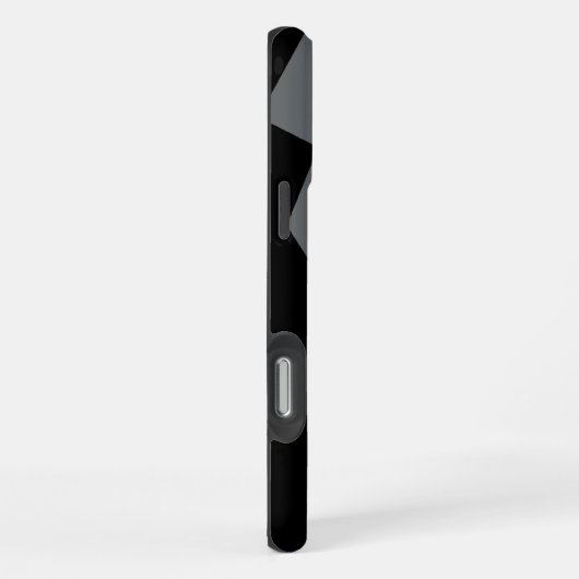 Coque iPhone 16 Pro Max Cravate noire Tuxedo personnalisée (Côté droit)