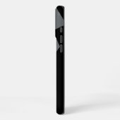Coque iPhone 16 Pro Max Cravate noire Tuxedo personnalisée (Côté gauche)