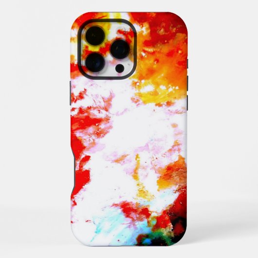 Coque iPhone 16 Pro Max Création d'art abstrait (Verso)