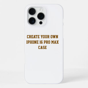 Coque iPhone 16 Pro Max Créez votre propre étui pour iPhone 16 Pro Max