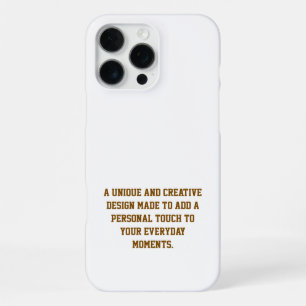 Coque iPhone 16 Pro Max Créez votre propre étui slim pour iPhone 16 Pro Ma