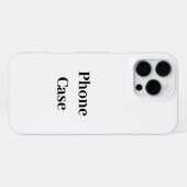 Coque iPhone 16 Pro Max Créez Votre Propre Promotion de Marque Simple (Verso Horizontal)
