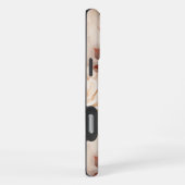 Coque iPhone 16 Pro Max Crème Florale Rose Clair Blush (Côté droit)