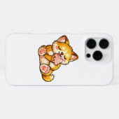 Coque iPhone 16 Pro Max Crème glacée de chat mignon (Verso Horizontal)