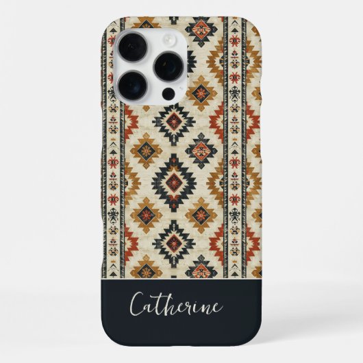 Coque iPhone 16 Pro Max Crépuscule du désert (Verso)