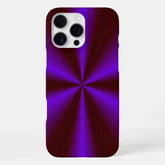 Coque iPhone 16 Pro Max Crimson rose pourpre arc-en-ciel (Verso)