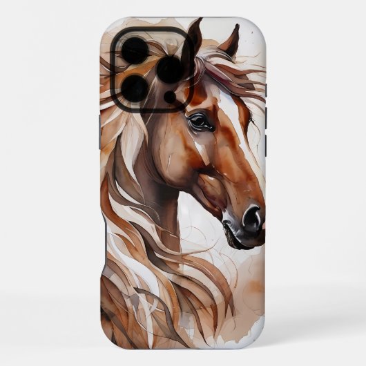Coque iPhone 16 Pro Max Crinière Majestueuse (Verso)
