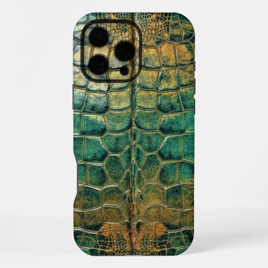 Coque iPhone 16 Pro Max Crocodile (Verso)