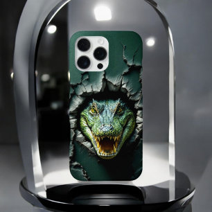 Coque iPhone 16 Pro Max Crocodile au fond