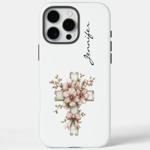 Coque iPhone 16 Pro Max Croix chrétienne spirituelle iPhone
