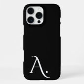 Coque iPhone 16 Pro Max Custom with Initial Name (Verso)