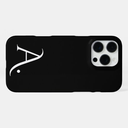 Coque iPhone 16 Pro Max Custom with Initial Name (Verso Horizontal)