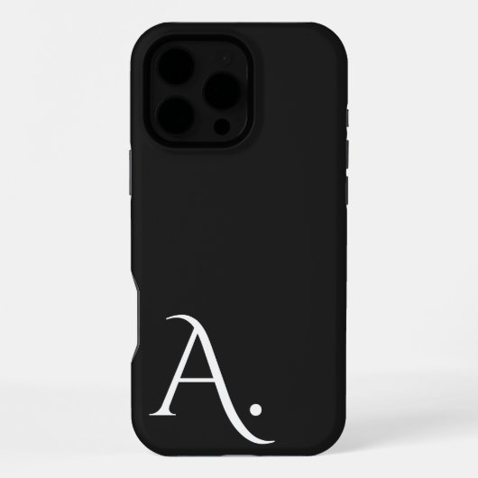 Coque iPhone 16 Pro Max Custom with Initial Name (Verso)