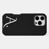Coque iPhone 16 Pro Max Custom with Initial Name (Verso Horizontal)