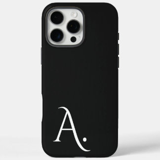 Coque iPhone 16 Pro Max Custom with Initial Name