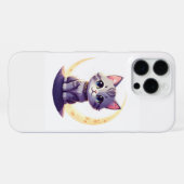 Coque iPhone 16 Pro Max Cute Moon Cat Phone Case – Magical Kitten Design (Verso Horizontal)