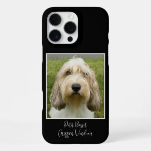 Coque iPhone 16 Pro Max Cute Petit Basset Griffon Vendeen