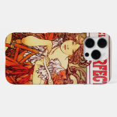 Coque iPhone 16 Pro Max Cycles Perfecta d'Alphonse Mucha (Verso Horizontal)