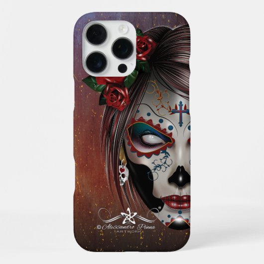 Coque iPhone 16 Pro Max D.D.L.M. La Catrina (Verso)