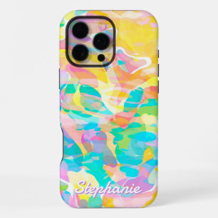 Coque iPhone 16 Pro Max Daffodil Pastel Jaune Abstrait