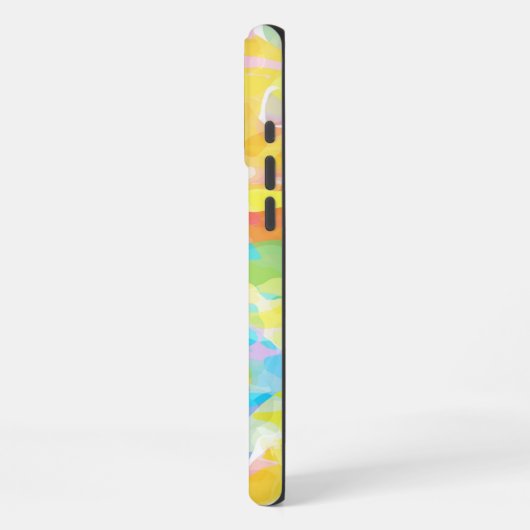 Coque iPhone 16 Pro Max Daffodil Pastel Jaune Abstrait (Côté gauche)