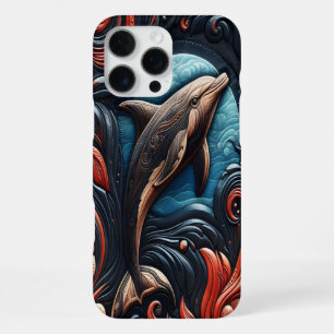 Coque iPhone 16 Pro Max Dauphin Artistique Conception