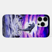 Coque iPhone 16 Pro Max Dauphin au clair de lune (Verso Horizontal)