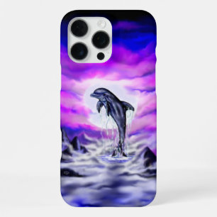 Coque iPhone 16 Pro Max Dauphin clair de lune