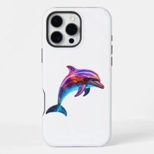 Coque iPhone 16 Pro Max Dauphin coloré vif