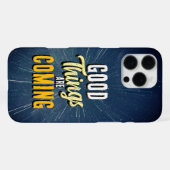 Coque iPhone 16 Pro Max De bonnes choses arrivent (Verso Horizontal)