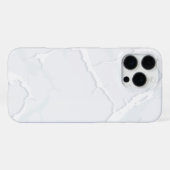 Coque iPhone 16 Pro Max Débris de marbre blanc élégant (Verso Horizontal)