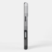 Coque iPhone 16 Pro Max Dégradé de tons gris ombré (Côté droit)