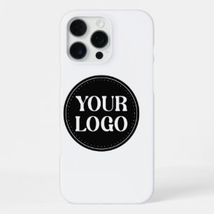 Coque iPhone 16 Pro Max Design de code QR noir élégant Marque élégante
