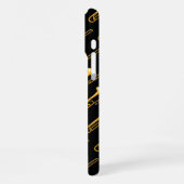 Coque iPhone 16 Pro Max Dessin de trombone (Côté gauche)