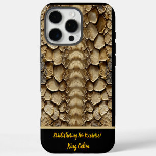 Coque iPhone 16 Pro Max Détail du motif Snakeskin