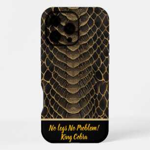 Coque iPhone 16 Pro Max Détails complexes d'un serpent venimeux vibrant