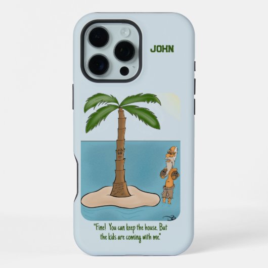 Coque iPhone 16 Pro Max Divorce île (Verso)