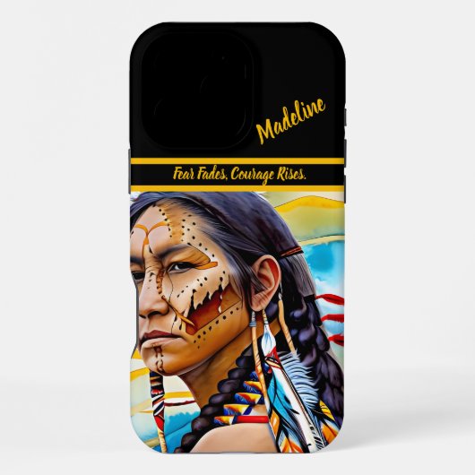 Coque iPhone 16 Pro Max Dossier tribal : Artistic Touch (Verso)