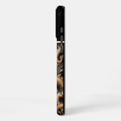 Coque iPhone 16 Pro Max Dragon d'or ascendant (Côté gauche)