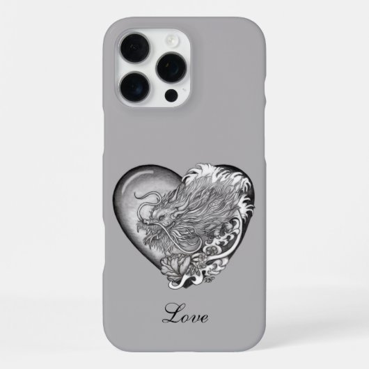Coque iPhone 16 Pro Max Dragon Heart (Verso)