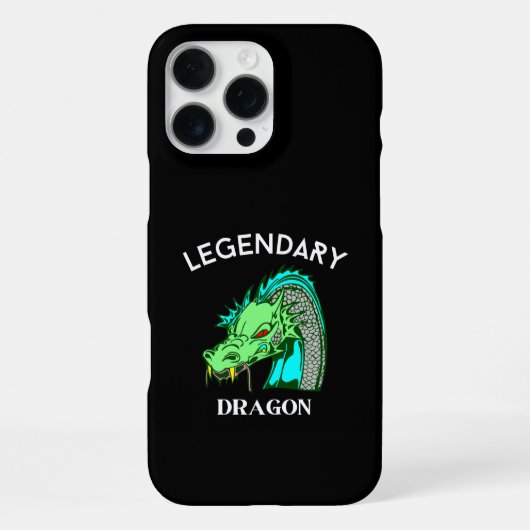 Coque iPhone 16 Pro Max Dragon légendaire (Verso)