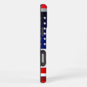 Coque iPhone 16 Pro Max Drapeau américain Donald Trump 2024 (Côté droit)