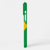 Coque iPhone 16 Pro Max Drapeau Brésil personnalisable (Côté gauche)