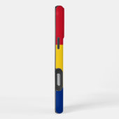 Coque iPhone 16 Pro Max Drapeau de la Roumanie (Côté droit)
