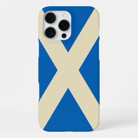 Coque iPhone 16 Pro Max Drapeau de l'Écosse (Verso)