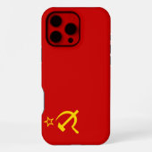 Coque iPhone 16 Pro Max Drapeau de l'URSS (Verso)