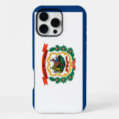 Coque iPhone 16 Pro Max Drapeau de Virginie occidentale (Verso)